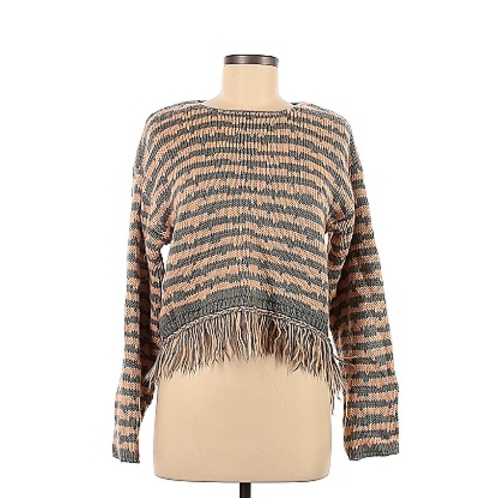Storia Fringe Pullover Sweater Medium